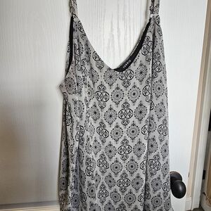 Torrid Black and White Patterned Camisole